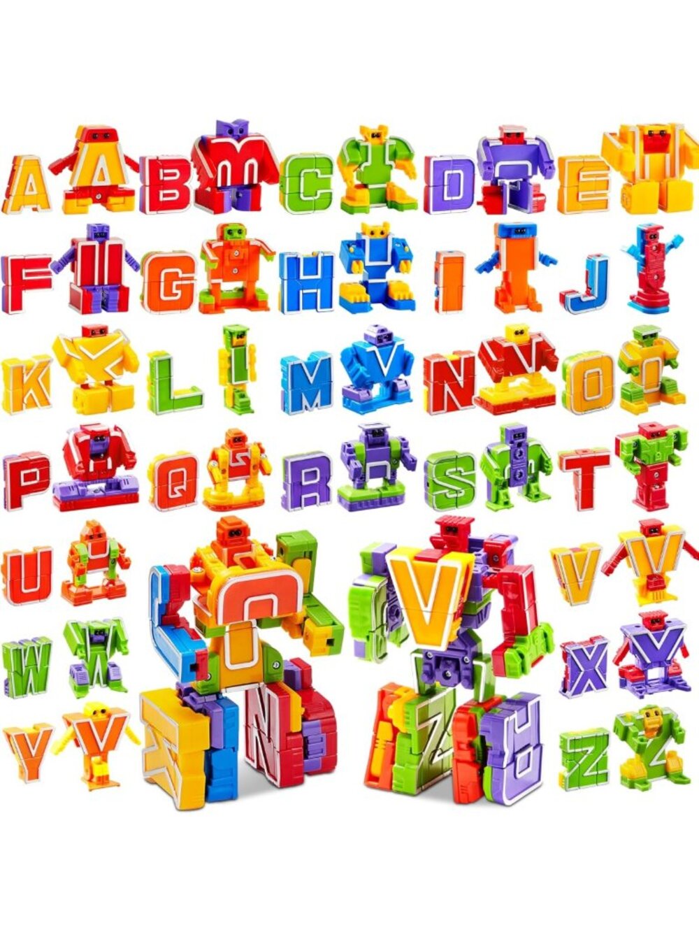 Alphabet Robots Learning Toys for Kids, ABC Educational Fun for Toddlers 3